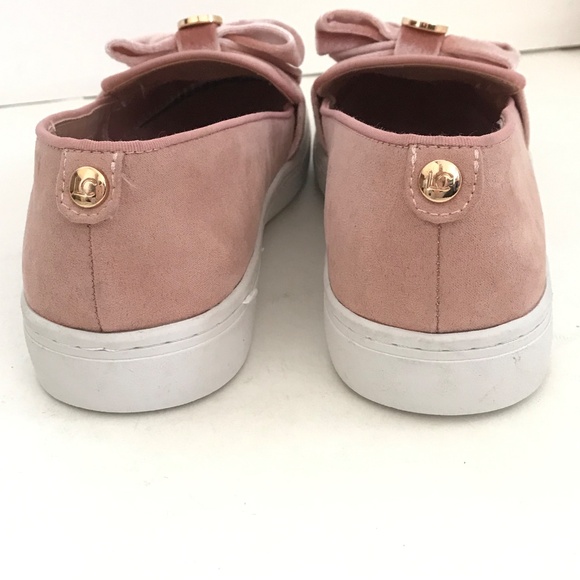 LIZ CLAIBORNE Sneakers Velvety Pink Loafer Slip On Shoe Weaver Size 9.5 - Picture 9 of 16